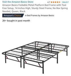 Twin metal bed