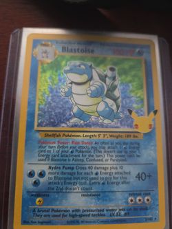 Pokemon Celebrations Blastoise