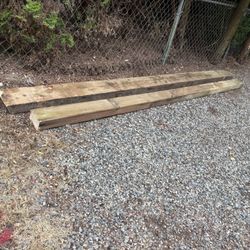 Free Pressure Treated 12 Foot Posts 
