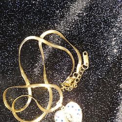 Virgen De Guadalupe Stainless Steel Chain