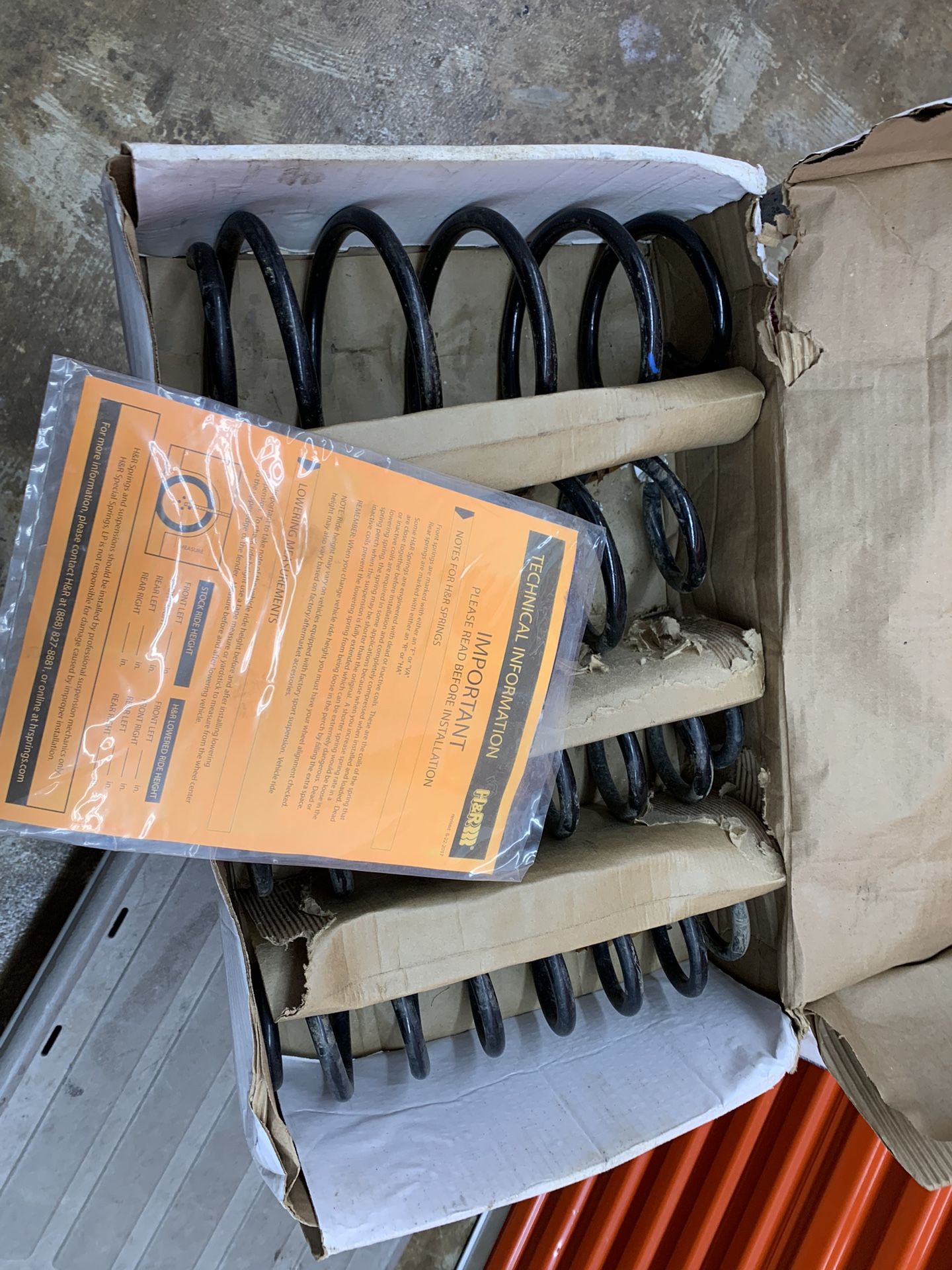 H&R Lower Springs