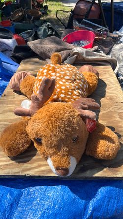 Large Plush Reindeer Stuffed Animals mixed