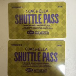 Shuttle pass Coachella wk2