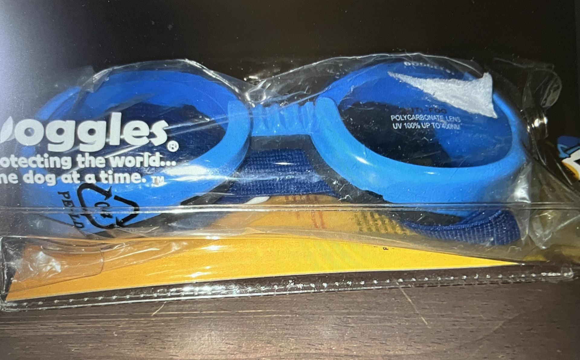 Doggles - Goggles For Dogs - Blue - Medium - New