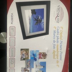 Vista Quest 8” Digital Picture Frame