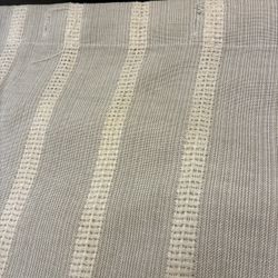 Striped Fabric Shower Curtain 🚿 