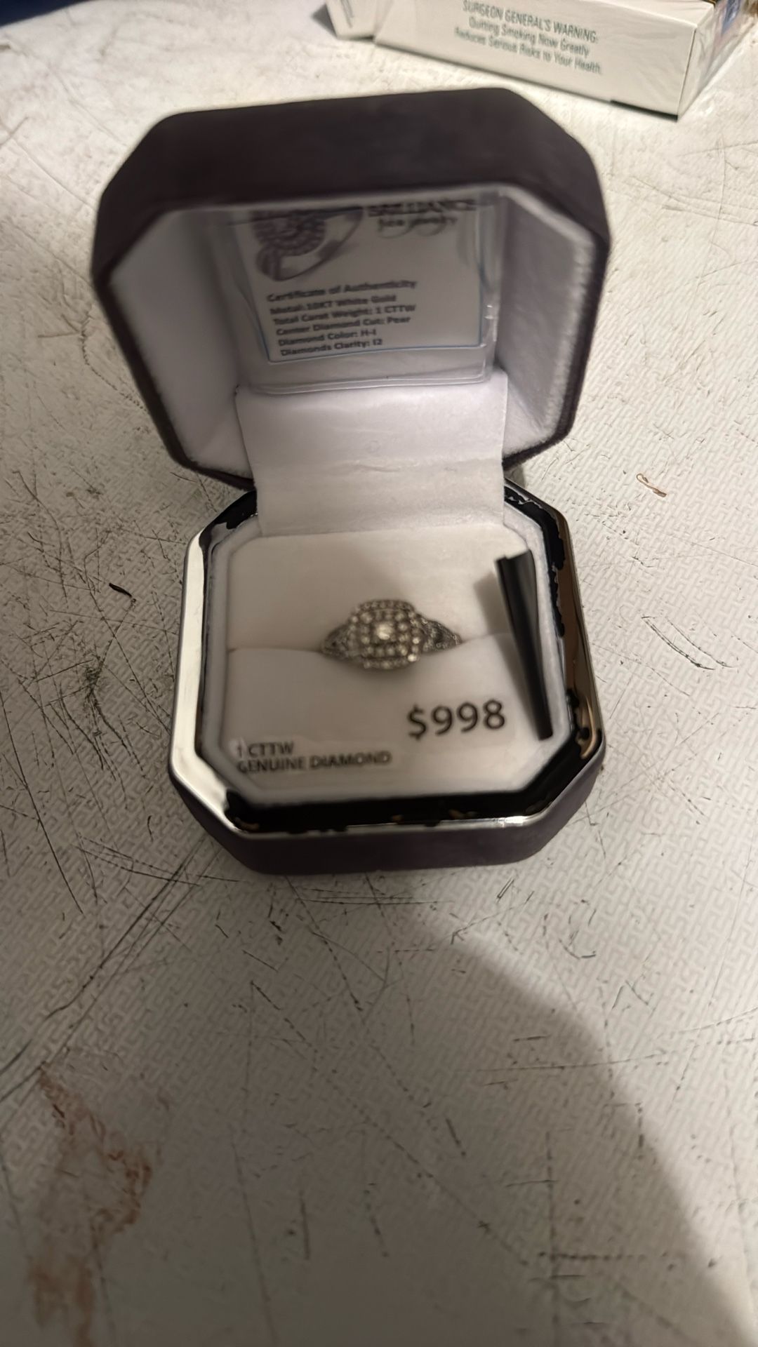 Diamond Ring/ Silver