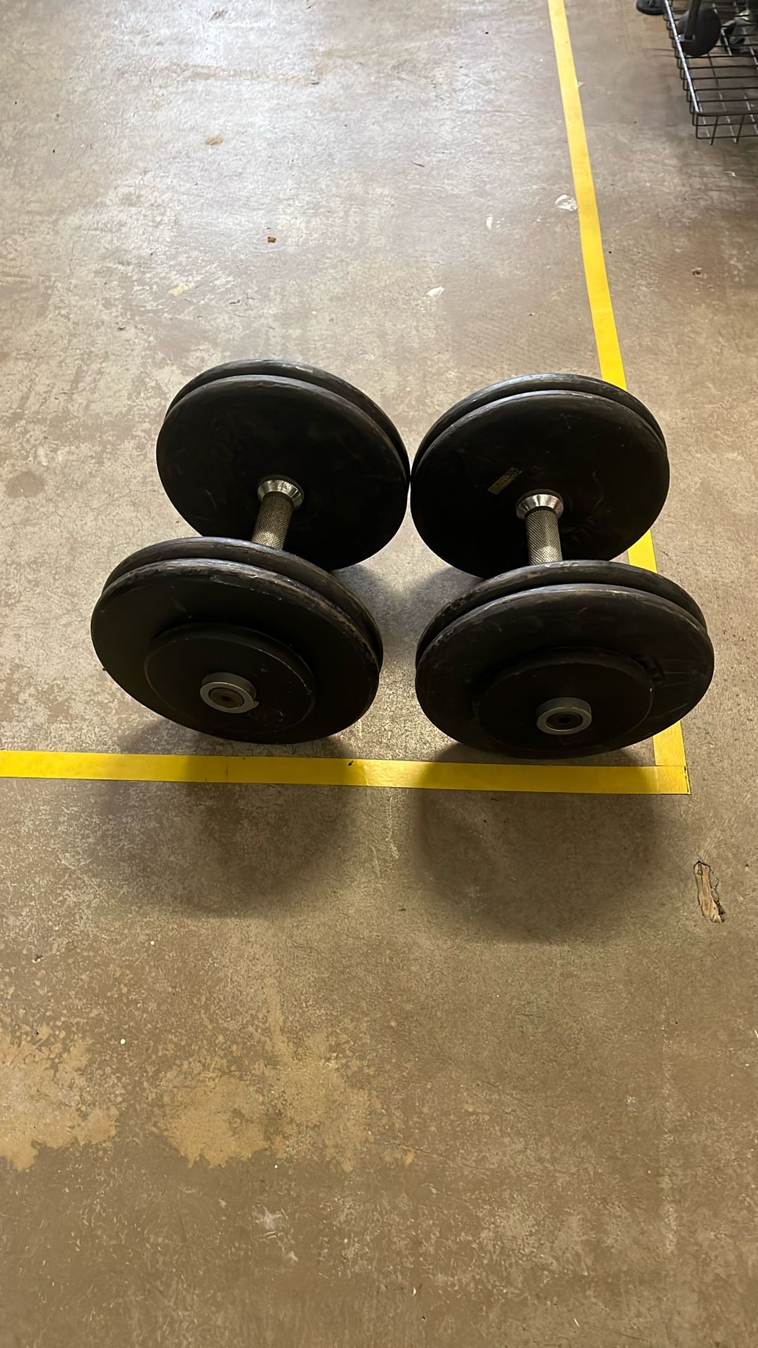 45 Pounds Dumbells