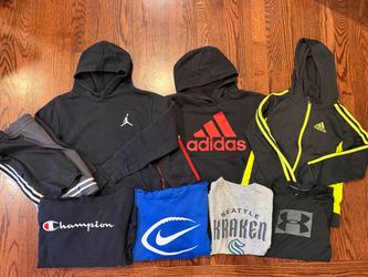 Boys Size 8 Clothing Lot: Nike, Under Armour, Adidas