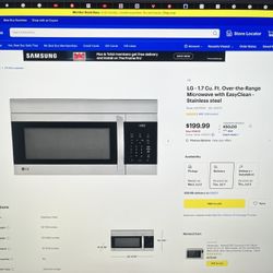 LG Microwave