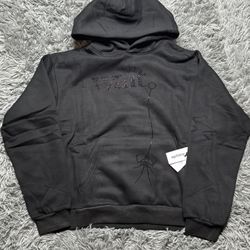 Sp5der VVS WAIT Hoodie “Black” Size M💎 $500 Retail