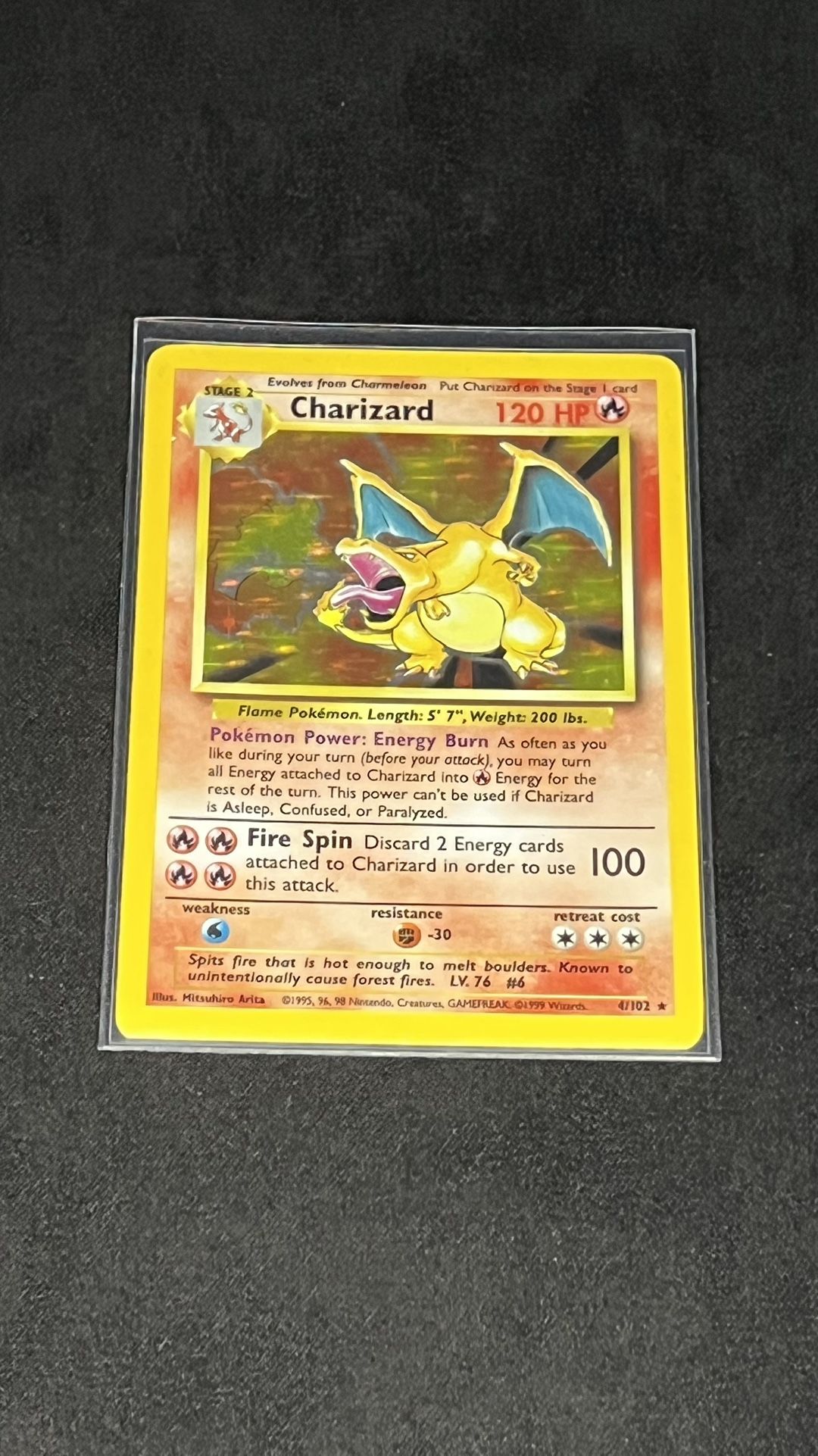 CHARIZARD 4/102 UNLIMITED