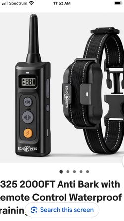 TRAINING COLLAR REMOTE. FOR DOGS