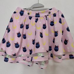 Sailor Moon Medium Teen Halloween Skirt 
