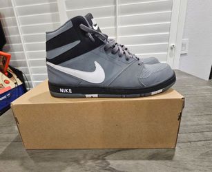 $70 - used Nike Prestige IV High Size 12.5 Gray Black Basketball no box 584614-012