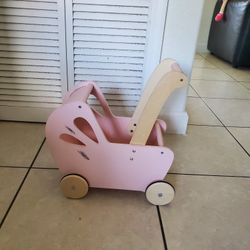Pink Baby Stroller 