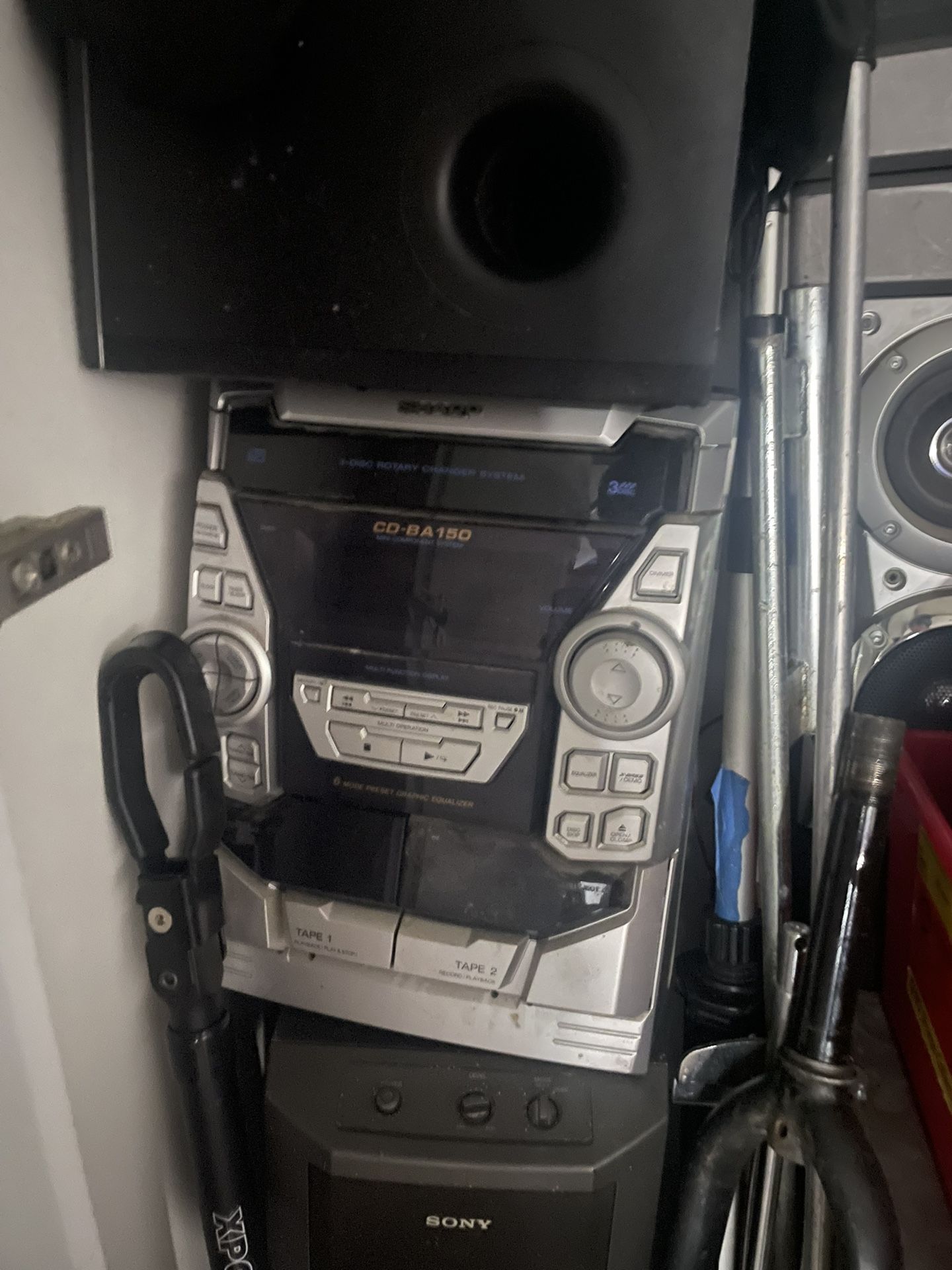 Sharp Cd-ba150 Cd/radio/cassette Player