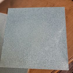 Glitter Sticker Paper In Light Blue