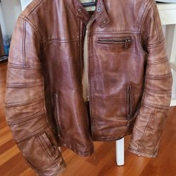 Rolen Sands Leather Motorcycle Jacket