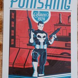 The Punisher Autographed Artwork
