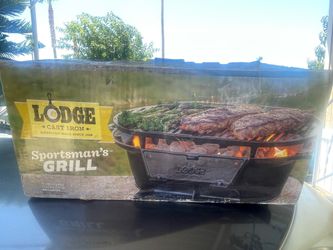 Lodge cast iron camping grill