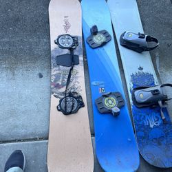 Snow Board Set Of 3 $275 Or Individually Priced