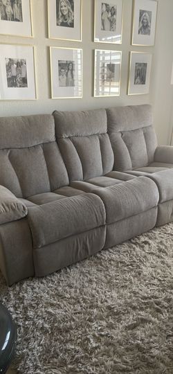 Gray Recliner Couch