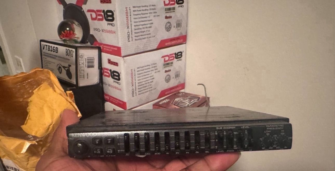 Vintage Kenwood KGC-6042A CAR Graphic Equalizer 9 Band Frequency Old School(PRICE IS FIRM)