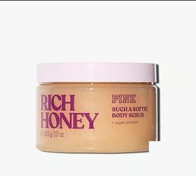 Pink RICH HONEY Body Scrub and PINK APPLE Body Scrub
