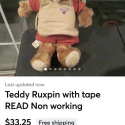 Teddy Ruxpin with tape READ Non working