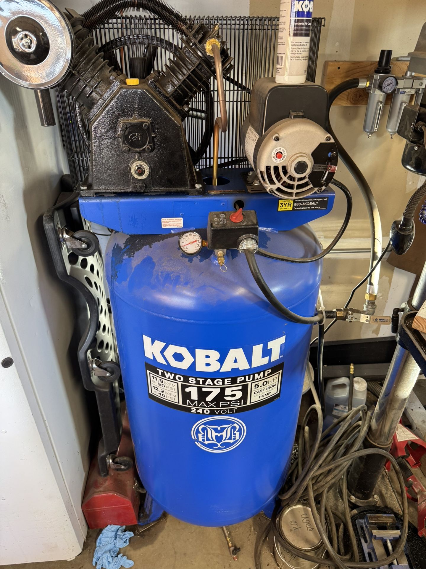 Kobalt 80gallon 5hp Professional Air Compressor