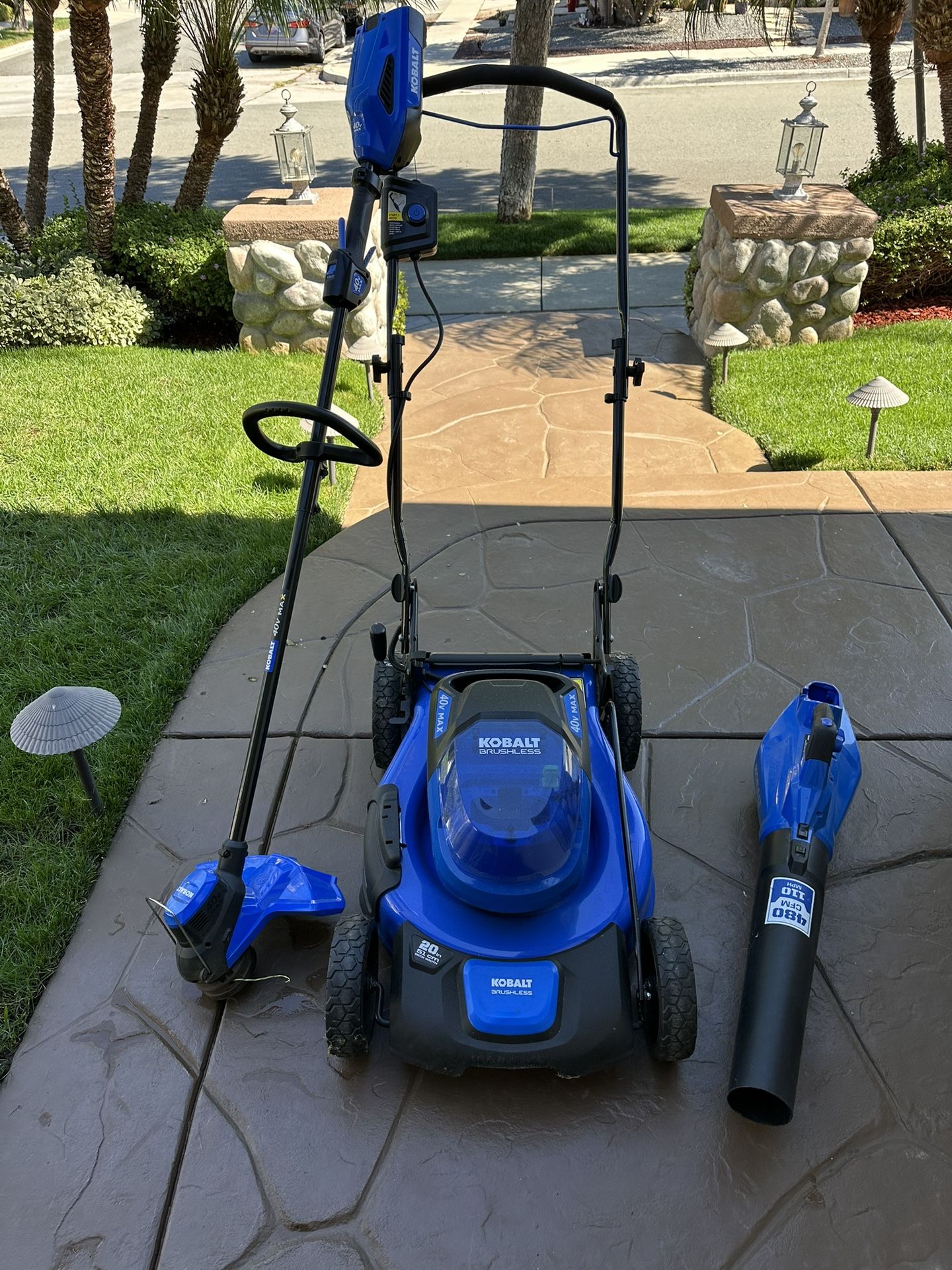 Kobalt Mower, Blower, string Trimmer