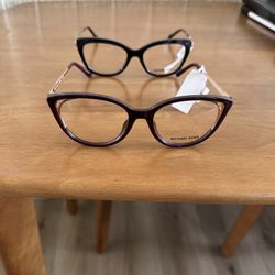 NWT Michael Kors Eyeglasses Bundle 2 Pairs MK4086U MK4077 Cat Eye Black Tortoise