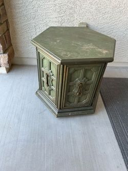 Hexagonal Side Table - Accent Cabinet