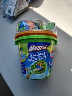 Banzai Slime Rocket Splat Set- New