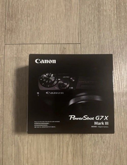 Canon PowerShot G7 X Mark III Camera-Black