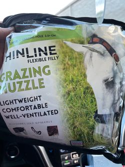 Horse grazing muzzle, brand new in the bag never used