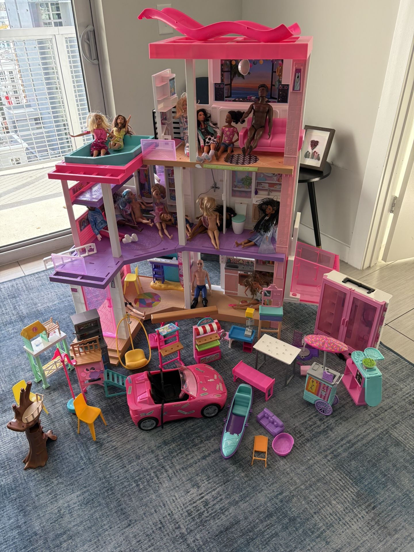 Barbie House And Dolls