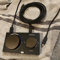 GENUINE ASTRO Gaming MixAmp Pro TR  PS4/PS5/PC Dolby Audio / A00084 ( Unit Only ) USED IN GOOD WORKING CONDITION / CABLE IS INCLUDED  NO OTHER ACCESSO