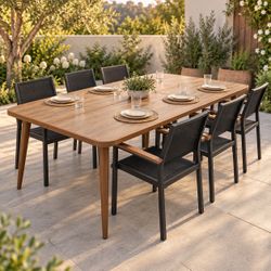 Extra-Large 9-Piece Outdoor Dining Set 499.99 before tax