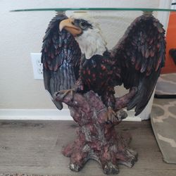 Bald Eagle Glass Table 21 Inches Tall $200 Pickup In Oakdale 