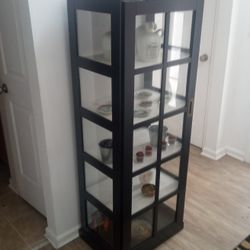 (Moving Sale) Wayfair Glass Cabinet 