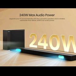 Hisense soundbar 2.1 240w New Bluetooth