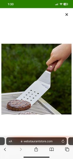 Metal Griddle Spatula Turner Perforated Foodservice