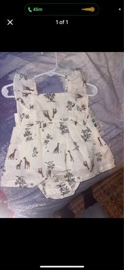 Baby girl Carters romper