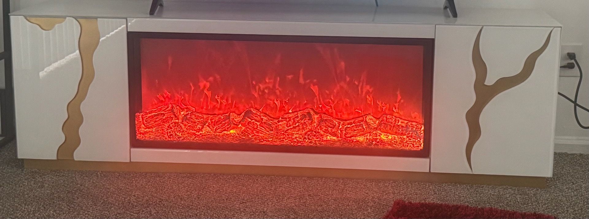 White Fireplace