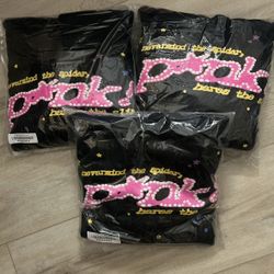Punk Sp5der Hoodie Black 