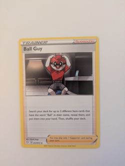 Ball Guy Pokemon Card Shining Fates 057