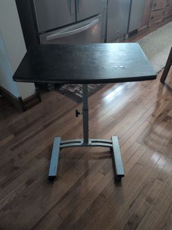 Adjustable Tray Table on Wheels