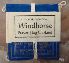 Wind Horse Tibetan Prayer Flag Garland from Nepal